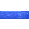 Клавиатура проводная AgeStar AS-HSK810FA (BLUE) combo USB+ PS/2, гибкая, синяя