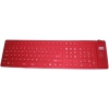 Клавиатура проводная AgeStar AS-HSK810FA (Red) combo USB+ PS/2, гибкая, красная