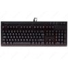 Клавиатура проводная Corsair Strafe Cherry MX Red, механическая, с подсветкой(красная), макросы, USB
