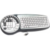 Клавиатура проводная Wolf King Timberfolf Multimedia, Black/Silver, USB