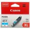 Картридж Canon CLI-451C (XL) для MG6340, MG5440, IP7240 Cyan (Ориг.)