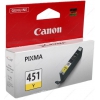 Картридж Canon CLI-451Y для MG6340, MG5440, IP7240 Yellow (Ориг.)