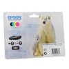 Картридж Epson T26 для Epson XP-600/605/700/800  Multi Pack (BCMY) (Ориг.)