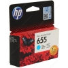 Картридж HP 655 (CZ110AE)  для HP DJ Ink Advantage 3525/4615/4625/5525/6525 Cyan (Ориг.)