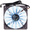Вентилятор Aerocool Shark 12 Blue [3+4 pin, 800/1500 RPM, 12.6/26.5 dBA]