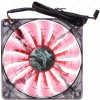 Вентилятор Aerocool Shark 12 Red [3+4 pin, 800/1500 RPM, 12.6/26.5 dBA]