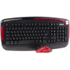 Клавиатура+мышь беспроводная Aneex E-WKM1881, Мультимедиа, Black/Red USB