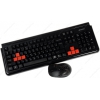 Клавиатура+мышь беспроводная A4Tech RV1000 Wireless V-Track Gaming Combo Black USB