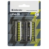 Батарея ALKALINE LR14-2B C 1.5V 2PCS 56032 DEFENDER Батарейка алкалиновая LR14-2B С, в блистере 2 шт