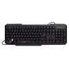 Клавиатура Oklick 740G STAR STRIKE черный USB Gamer LED
