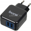 Сетевое зар./устр. Buro TJ-134b 3.1A+1A универсальное черный