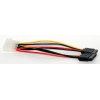Переходник VCom SATA питание 1xIDE 4pin - 2xSATA 15cm