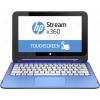 11.6" Ноутбук-трансформер HP Stream x360 11-p055ur (HD/Touch) Celeron N2840(2.16)/2Gb/SSD 32/IntelHD/BT/3G/Win8.1/Blue