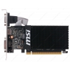Видеокарта PCI-E MSI GeForce GT 710 Silent LP 1Gb 64bit DDR3 [GT 710 1GD3H LP] DVI HDMI DSub