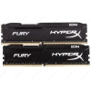 Память DIMM DDR4 8192MBx2 PC17000 2133MHz Kingston HyperX Fury Black CL14 [HX421C14FBK2/16]