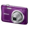 Фотоаппарат Nikon CoolPix A100 фиолетовый 20.1Mpix Zoom5x 2.7" 720p 25Mb SDXC CCD 1x2.3 IS el 10minF/EN-EL19 (VNA973E1)