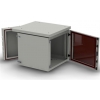 NT WALLBOX IP55 plus 12-66 G Шкаф 19" настенный, пылевлагозащищенный, серый, 12U 600*660,  дверь стекло-металл.