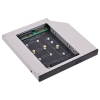 Адаптер оптибей Espada M2MS1295  (optibay, hdd caddy) mSATA/NGFF (M.2) SSD to miniSATA 9,5/12,7мм для подключения SSD mSATA/NGFF к ноутбуку вместо DVD (41084)