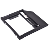 Адаптер оптибей Espada SS90 (optibay, hdd caddy) SATA/miniSATA (SlimSATA) 9мм для подключения HDD/SSD 2,5” к ноутбуку вместо DVD (41087)