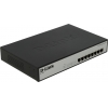 D-Link <DES-1008P+> Неуправляемый коммутатор (8UTP  100Mbps PoE+)