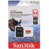 Память SanDisk (MicroSDXC) 64 Gb Class UHS-l (U3) Extreme for Action Cameras R 90 MB/s