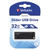 Флеш Диск Verbatim 32Gb Store n Go Slider 98697 USB2.0 черный