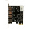 Контроллер ORIENT VA-3U4PE USB 3.0 (4 внешних порта, VIA VL800 chipset, разъем доп.питания) PCI-Ex1, Retail