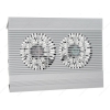 Охлаждение для ноутбука DEEPCOOL N8 (Al+пластик, 2x140mm вентилятора, 1000 rpm, 25 dBA,  до 17", 4xUSB) White