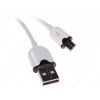 Кабель micro USB (M) - USB (M), 1.5м, DEXP [UMWST150], 1,5А; Витая форма; Белый