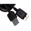 Кабель InterStep для мобильных устройств microUSB-USB 3.0 (2 м, Черный)