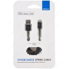 Кабель Deppa для Apple 8 pin  MFI - USB (1,5м, Витой, Черный)