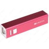 Портативный аккумулятор 2600 mAh CANYON, (1хUSB, 1А), красный