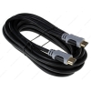 Кабель HDMI (M) - HDMI (M), 5m, DEXP [STA-2013F050] вер. 1.4; Черный