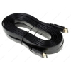 Кабель HDMI (M) - HDMI (M), 5m, DEXP [STA-3013C050] вер. 1.4; Плоская форма; Черный
