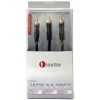 Кабель 3.5 Jack (M) - 2xRCA (M), 2m, нейлон, InterStep, стерео, аудио,