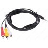 Кабель Pro Legend 3.5 Jack (M) - 3xRCA (M), 1,8m, черный