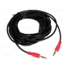 Кабель соединительный 3.5 Jack (M) - 3.5 Jack (M), 5m, Cason, пластиковый коннектор, красный