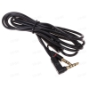 Кабель соединительный 3.5 Jack (М) - 3.5 Jack (M) Г-образный, 4pin,1,5m, Cason, с микрофоном ,черный