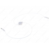 Кабель удлинительный 3.5 Jack (M) - 3.5 Jack (F), 0,8m, Cason, автоскрутка, белый