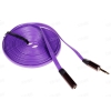 Кабель удлинительный 3.5 Jack (M) - 3.5 Jack (F), 3m, Cason, плоский кабель, фиолетовый