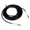 Кабель соединительный 3.5 Jack (M) - 3.5 Jack (M), 3m, Cason, пластиковый коннектор, белый