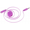 Кабель удлинительный 3.5 Jack (M) - 3.5 Jack (F), 0,8m, Cason, автоскрутка, фиолетовый