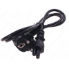 Кабель розетка CEE 7/7 (M) - разъем трёхпроводной IEC 320 C5 (M), 1m, DEXP [HPC75100] 0,1кв.мм.; Черный