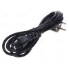 Кабель розетка CEE 7/7 (M) - разъем трёхпроводной IEC 320 C5 (M), 2m, DEXP [HPC75200] 0,1кв.мм.; Черный