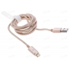 Кабель Partner для мобильных устройств microUSB-USB (1 м, Магнитный, Золотой)