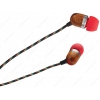 Наушники Marley Smile Jamaica EM-JE040-FI [вставные (затычки), закрыты, 18-20000 Гц, каб. 1.3м, разъем 3,5мм, красные]