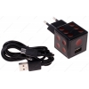 СЗУ micro USB Partner Dice (1.5A, 1xUSB, черная игральная кость, дата-кабель)