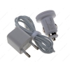 АЗУ+СЗУ для Apple 8 pin Deppa (1,2А, 1хUSB, + Кабель Apple 8 pin, Белый) Ultra