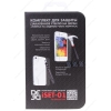 Защитное стекло DF для Apple iPhone 4/4S (0,3) (стекло для экрана и пленка для задней панели)