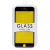 Защитное стекло Glass для Apple iPhone 6/6S Plus, закругленное, на весь экран, черная окантовка
